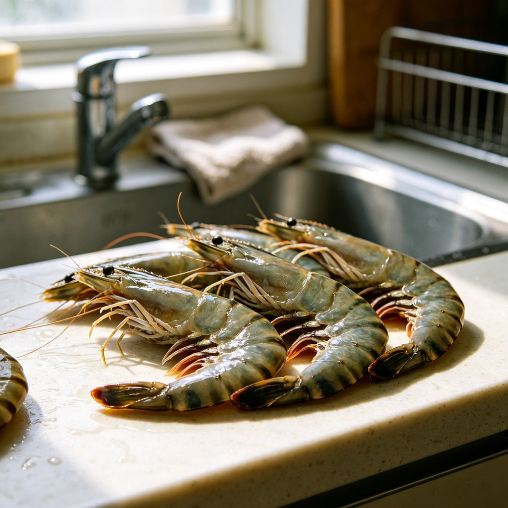 Fresh Jumbo Tiger Prawns