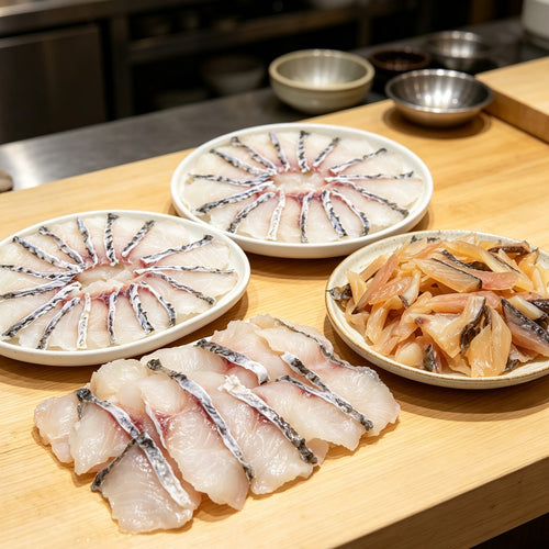 Delicate Sashimi-Style Fish Platters