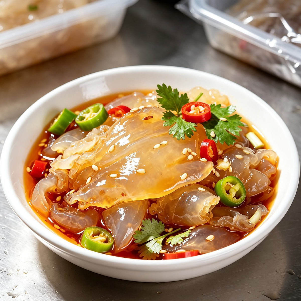 Delicious Tender Jellyfish Salad